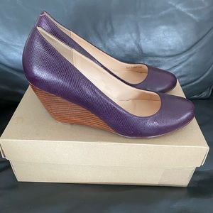 NWT Purple Wedges